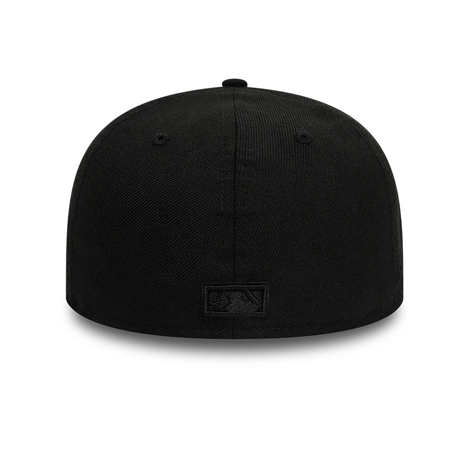 Pictured is this Boston Red Sox MLB Black Low Profile 59FIFTY Fitted Cap 7