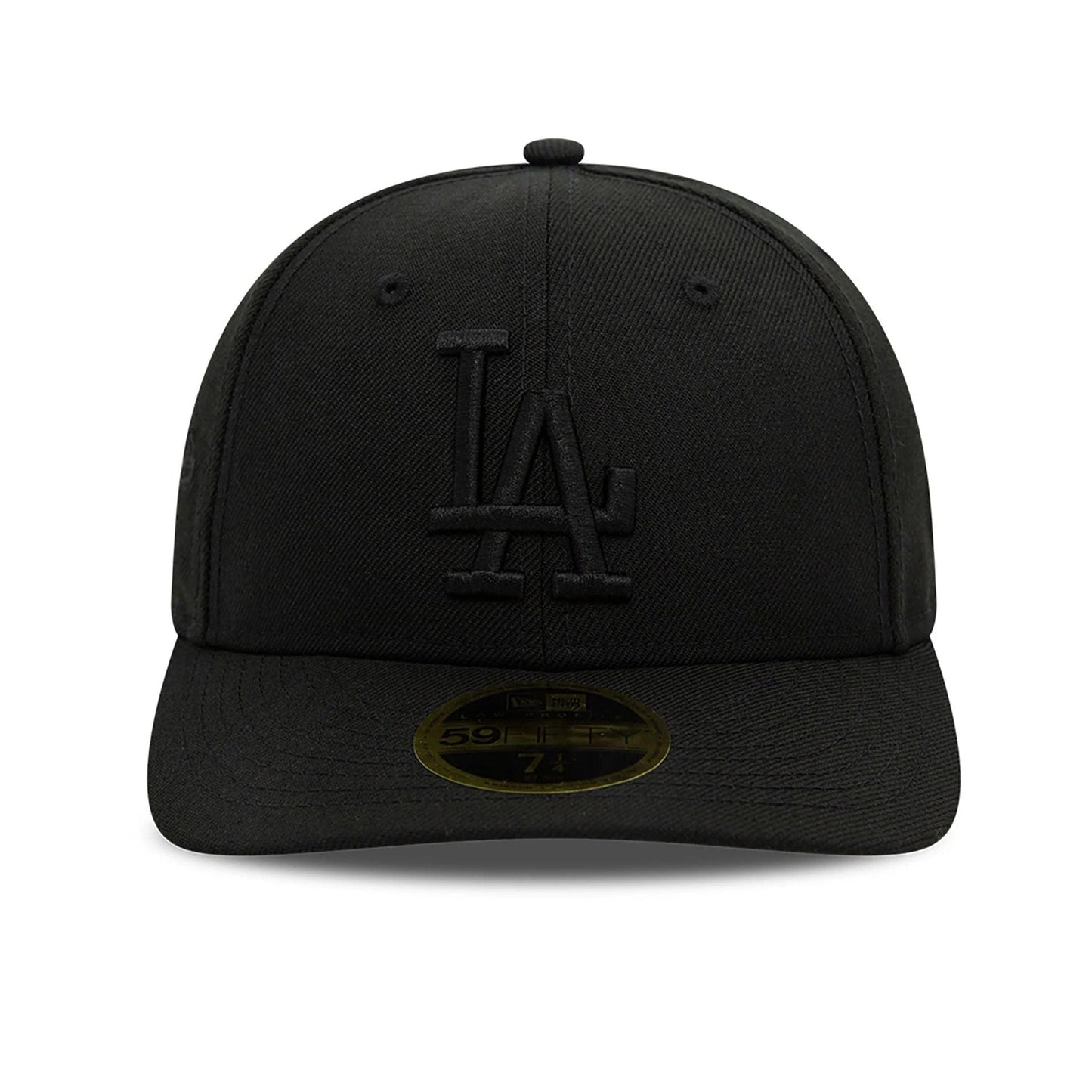 Pictured is this LA Dodgers MLB Black Low Profile 59FIFTY Fitted Cap 3