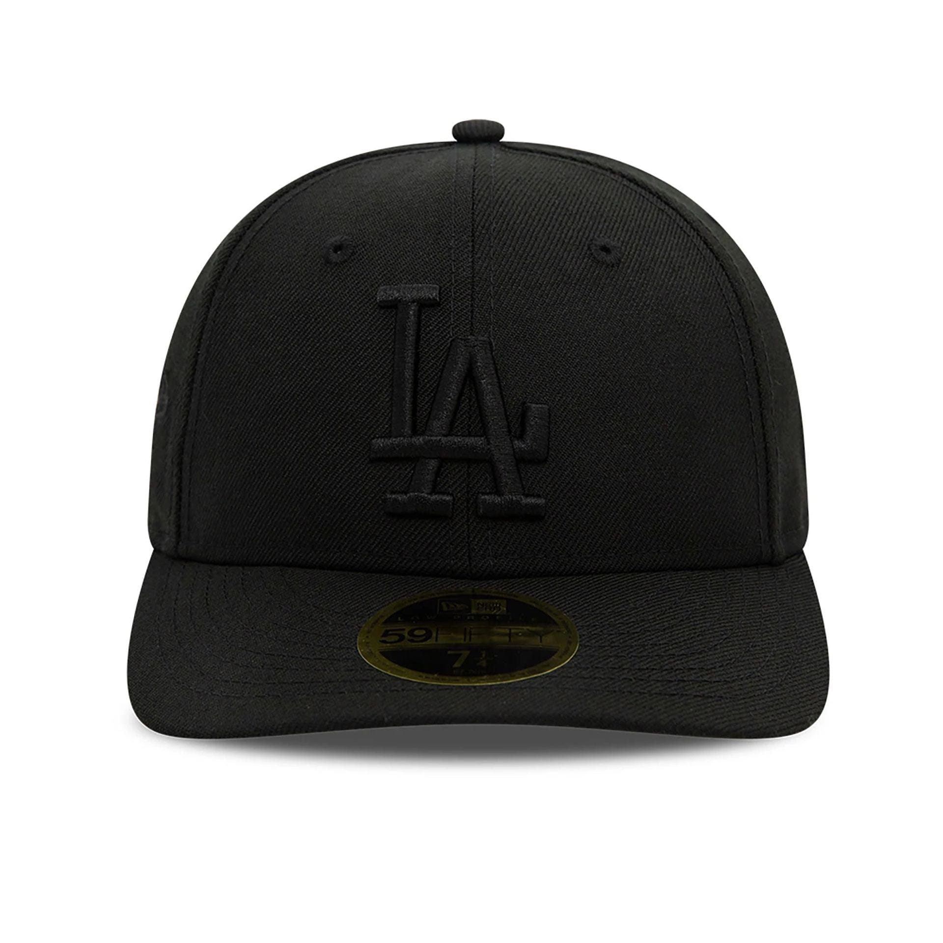 Pictured is this LA Dodgers MLB Black Low Profile 59FIFTY Fitted Cap 3