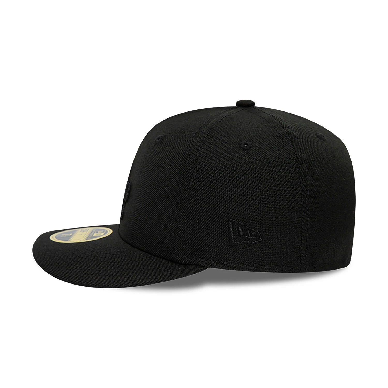 Pictured is this LA Dodgers MLB Black Low Profile 59FIFTY Fitted Cap 6