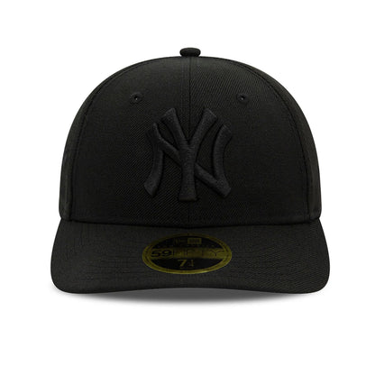 Pictured is this New York Yankees MLB Black Low Profile 59FIFTY Fitted Cap 3
