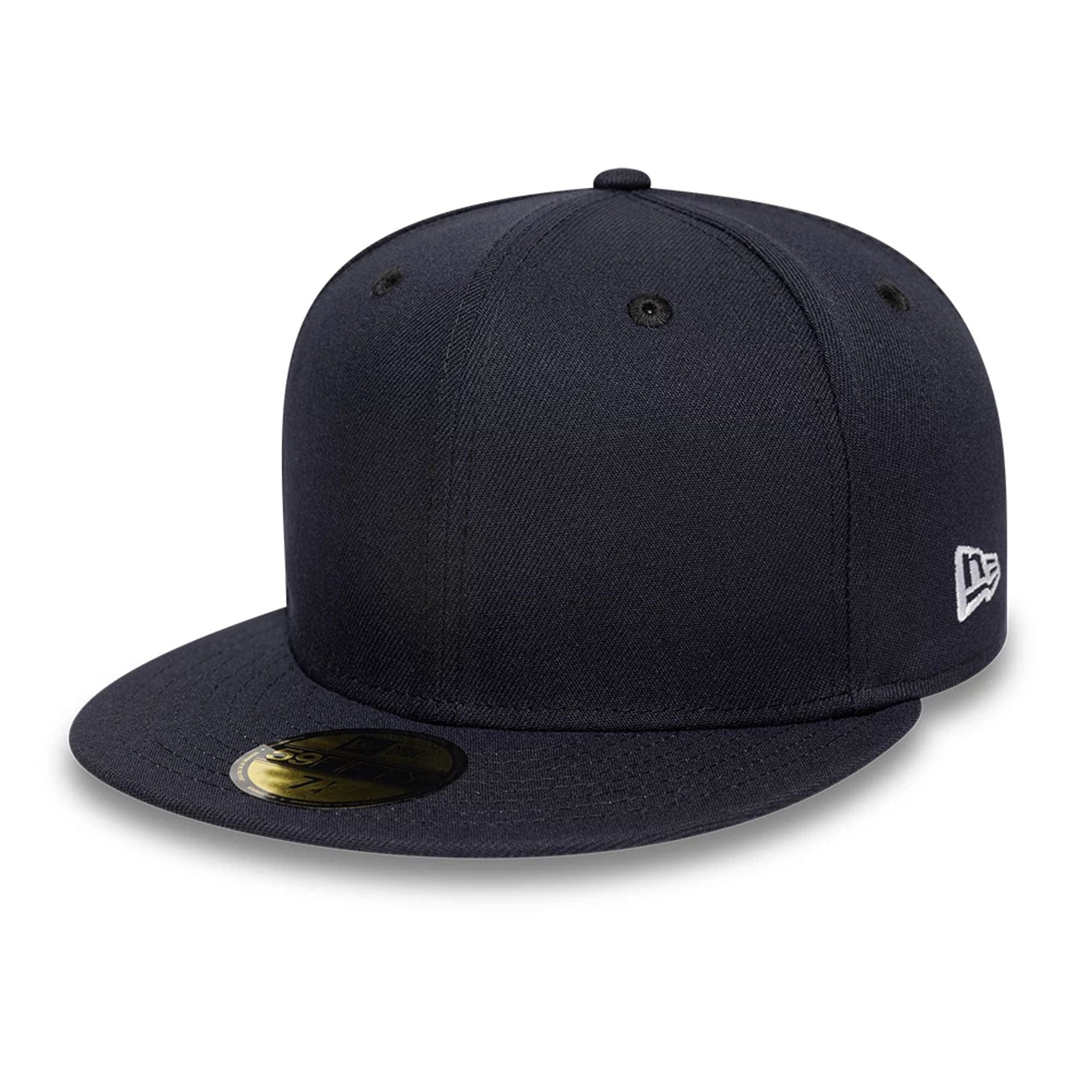 New Era Blank Navy 59FIFTY Fitted Cap | NEC DE