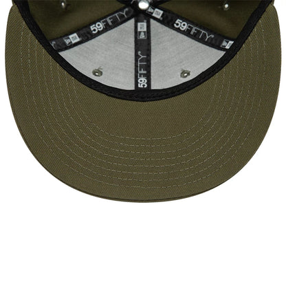 This is a New Era Blank Khaki 59FIFTY Fitted Cap 7