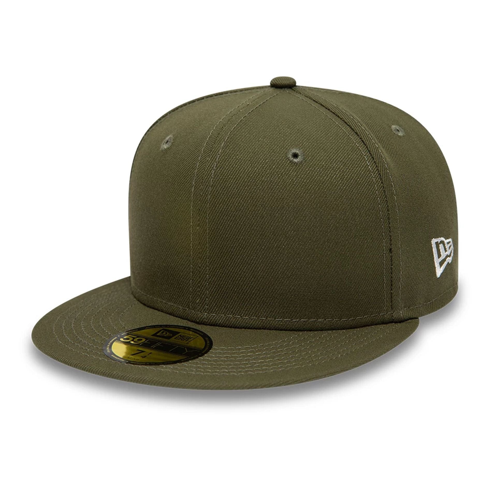 This is a New Era Blank Khaki 59FIFTY Fitted Cap 1