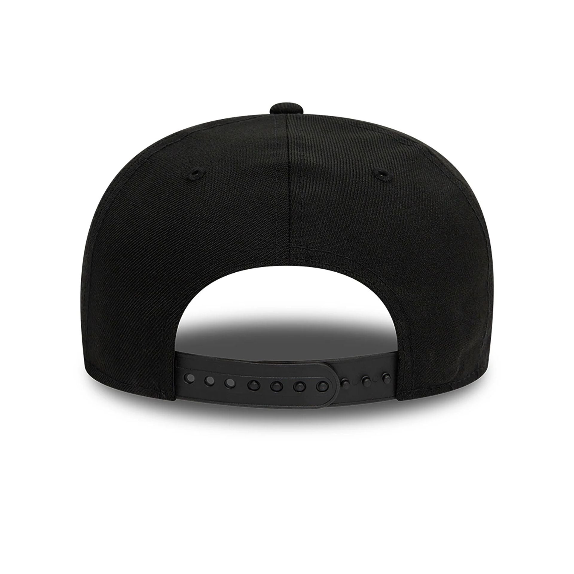 This is a Blank New Era Black Retro Crown 9FIFTY Snapback Cap 7
