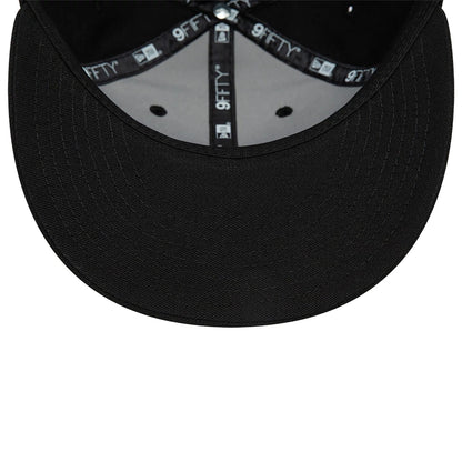 This is a Blank New Era Black Retro Crown 9FIFTY Snapback Cap 6