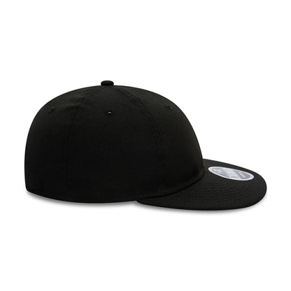 This is a Blank New Era Black Retro Crown 9FIFTY Snapback Cap 5
