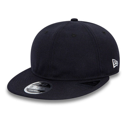 This is a Blank New Era Navy Retro Crown 9FIFTY Snapback Cap 1