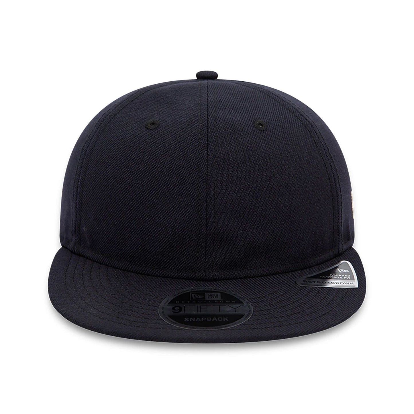 This is a Blank New Era Navy Retro Crown 9FIFTY Snapback Cap 2