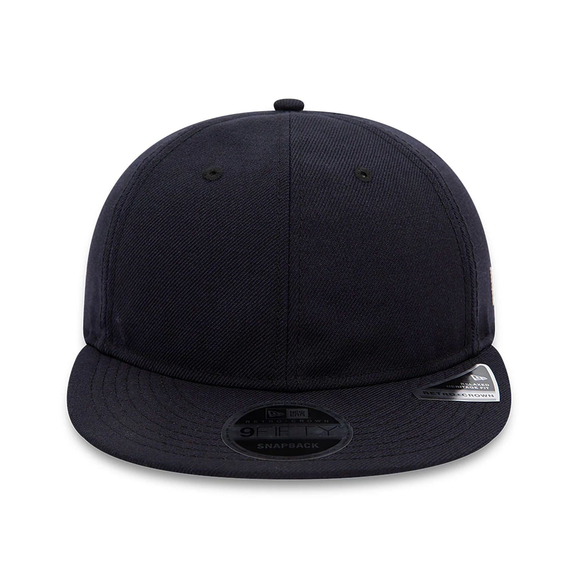 This is a Blank New Era Navy Retro Crown 9FIFTY Snapback Cap 2