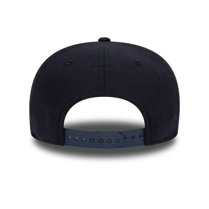 This is a Blank New Era Navy Retro Crown 9FIFTY Snapback Cap 6