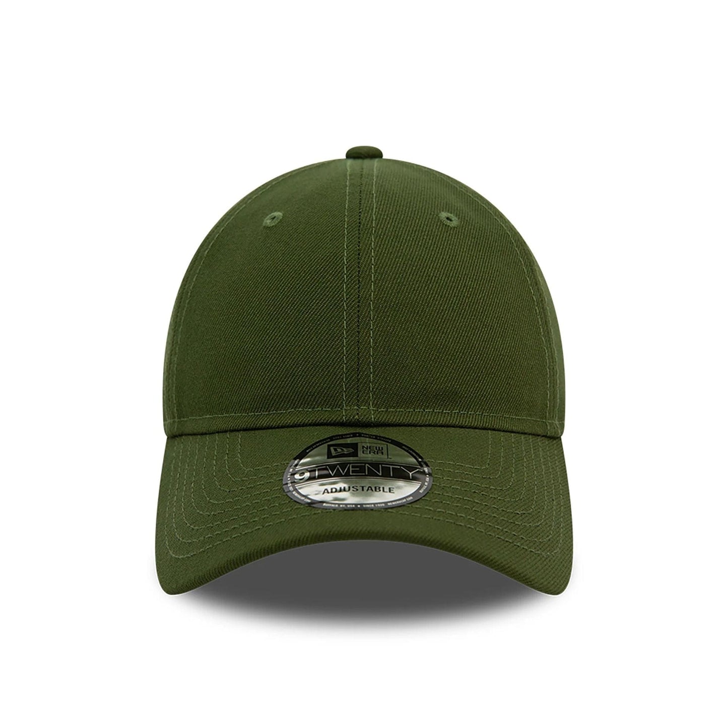 This is a Blank New Era Dark Green 9TWENTY Adjustable Cap 2