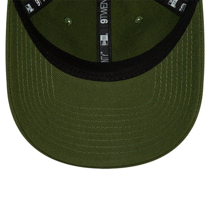 This is a Blank New Era Dark Green 9TWENTY Adjustable Cap 7