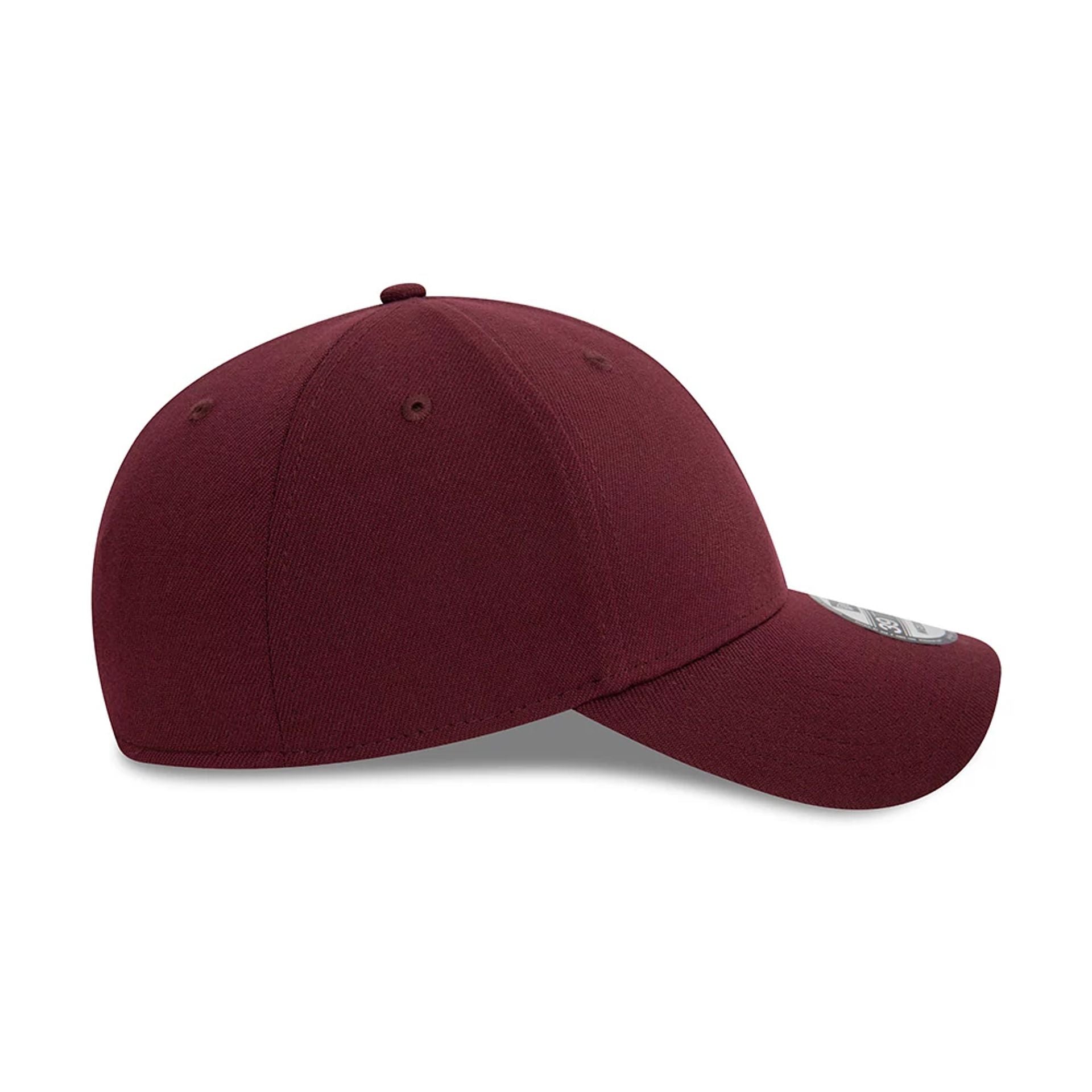 This is a New Era Dark Purple 39THIRTY Stretch Fit Cap 5
