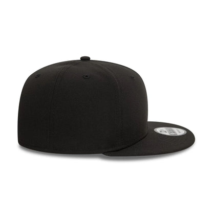 This is a New Era Essential Black 9FIFTY Snapback Cap 5