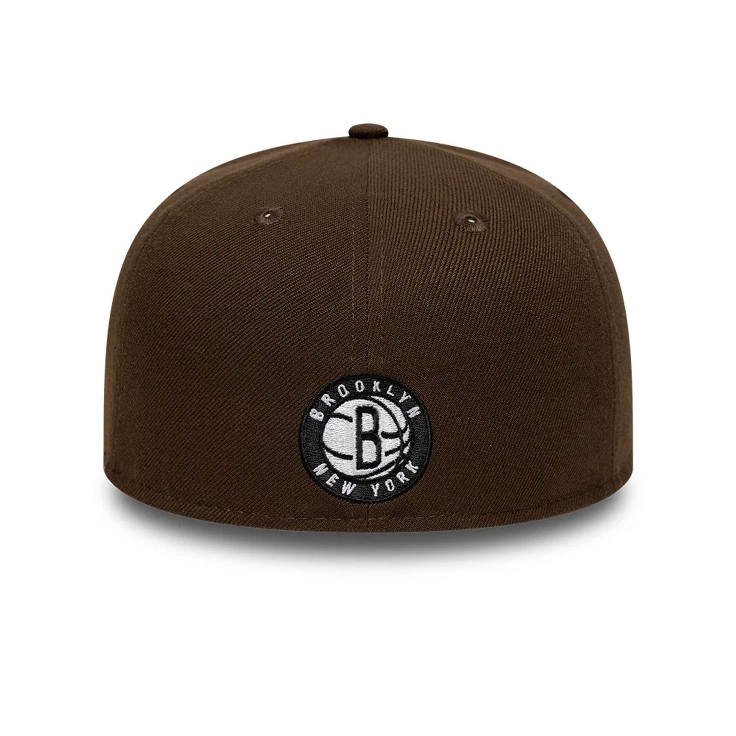 This is a Brooklyn Nets NBA Dark Brown 59FIFTY Fitted Cap 5