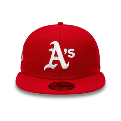 Pictured is this Athletics MLB World Series 1989 Red 59FIFTY Fitted cap. 3