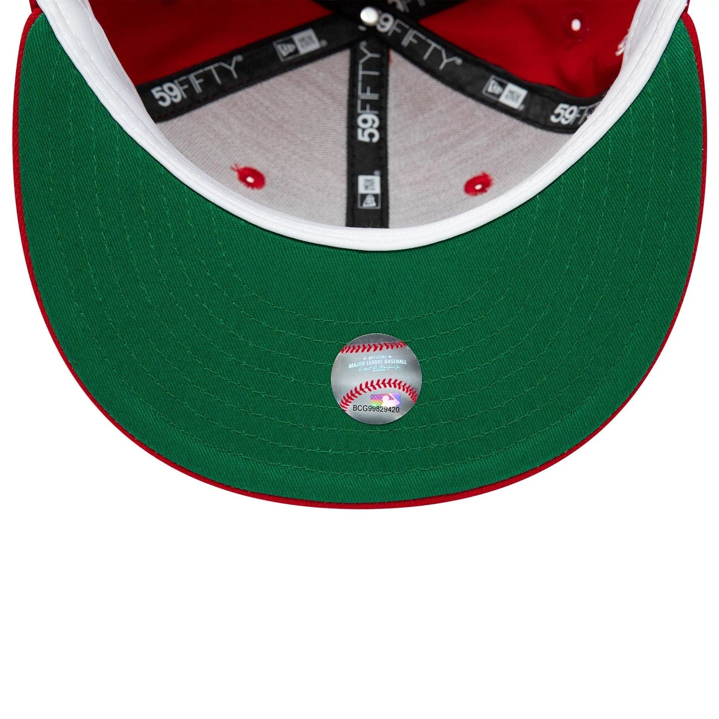 Pictured is this Athletics MLB World Series 1989 Red 59FIFTY Fitted cap. 2