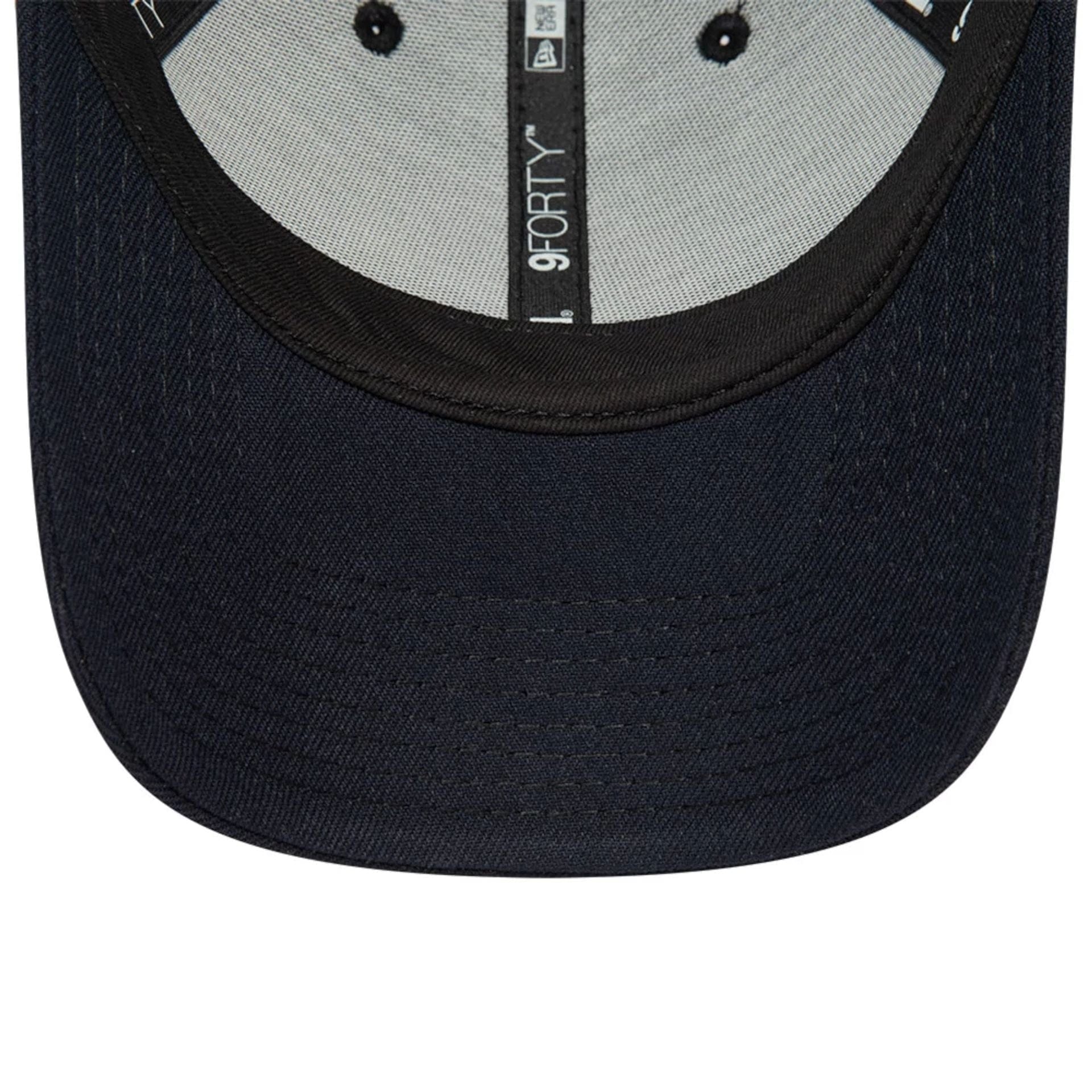 This is a New Era Blank Navy 9FORTY Trucker Cap 6