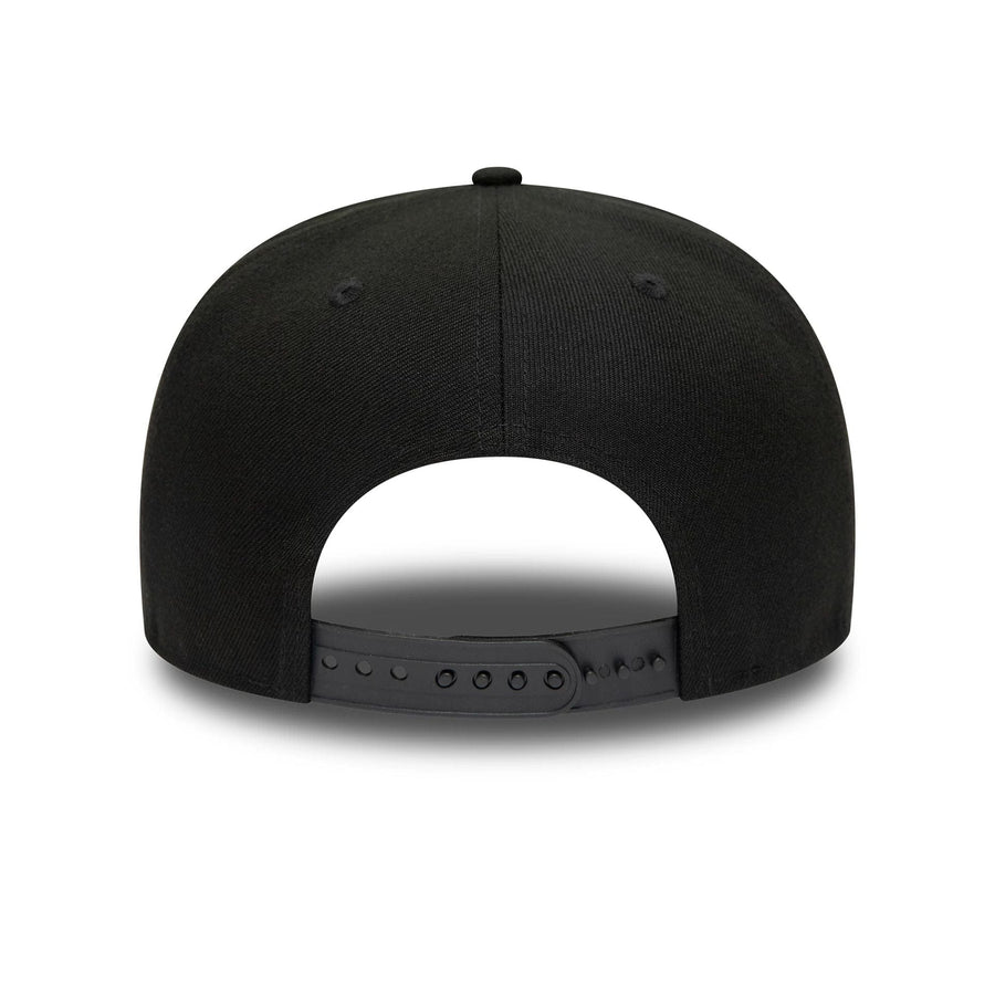 This is a Chicago Bulls NBA Over To The Bulls Black And Red 9FIFTY Snapback Adjustable Cap 5