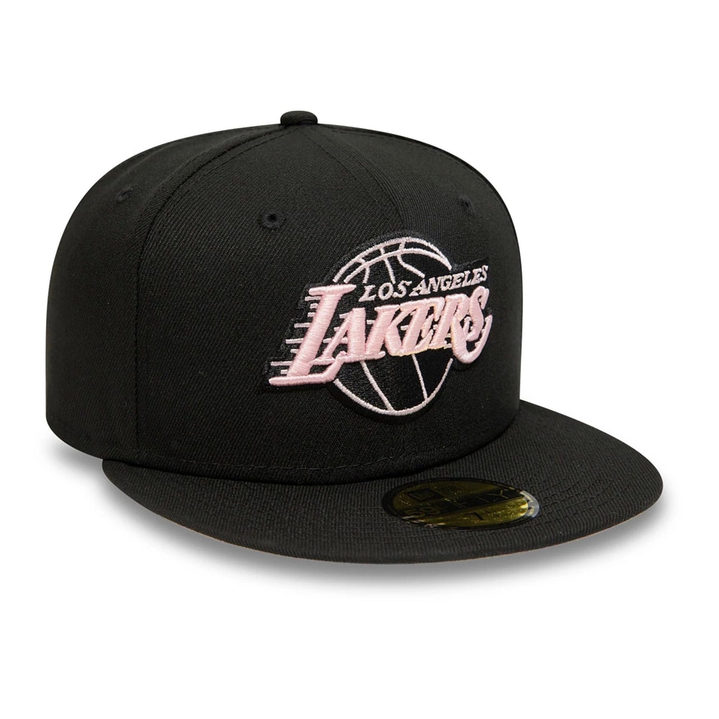 This is a LA Lakers NBA Specials Black 59FIFTY Fitted Cap 4