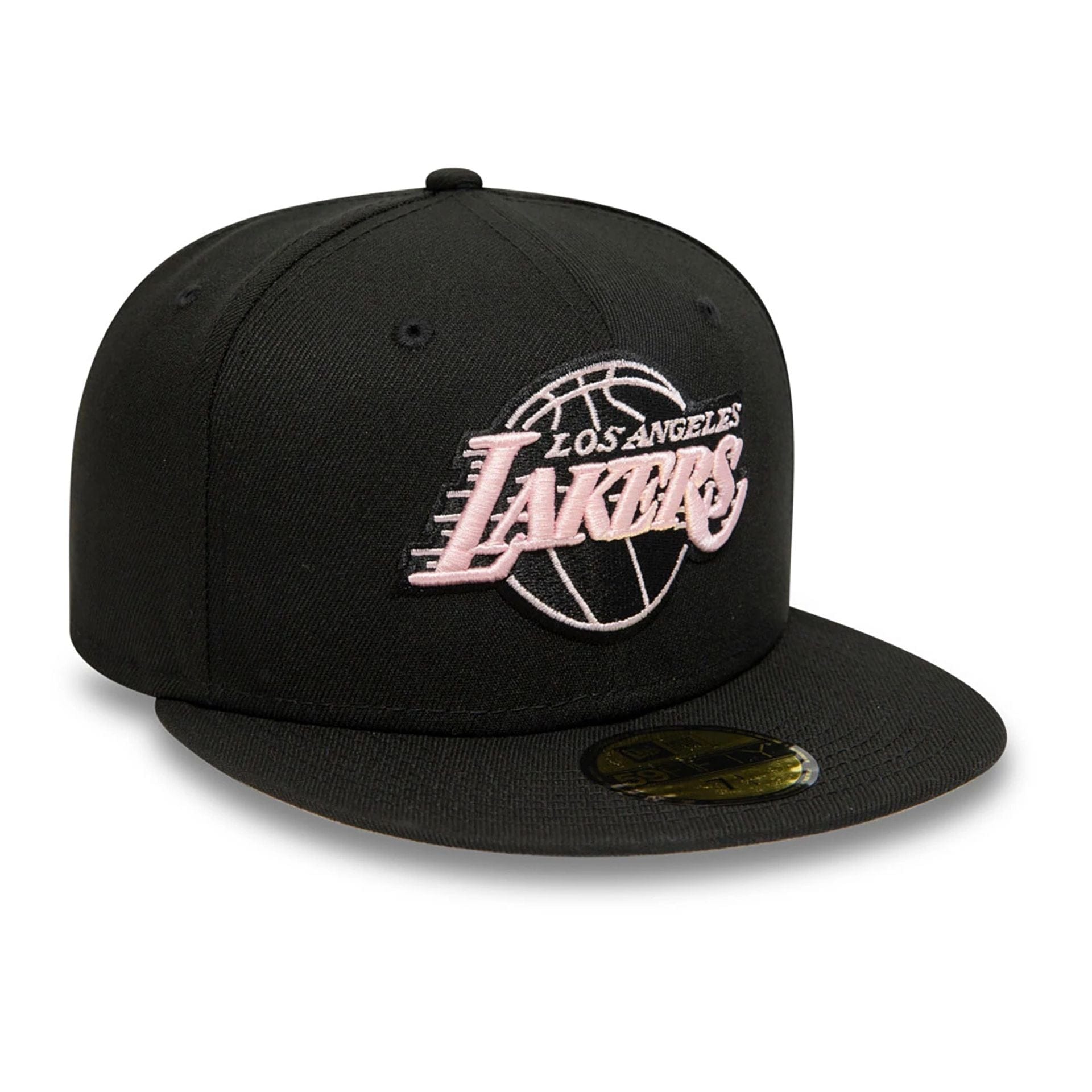 This is a LA Lakers NBA Specials Black 59FIFTY Fitted Cap 4