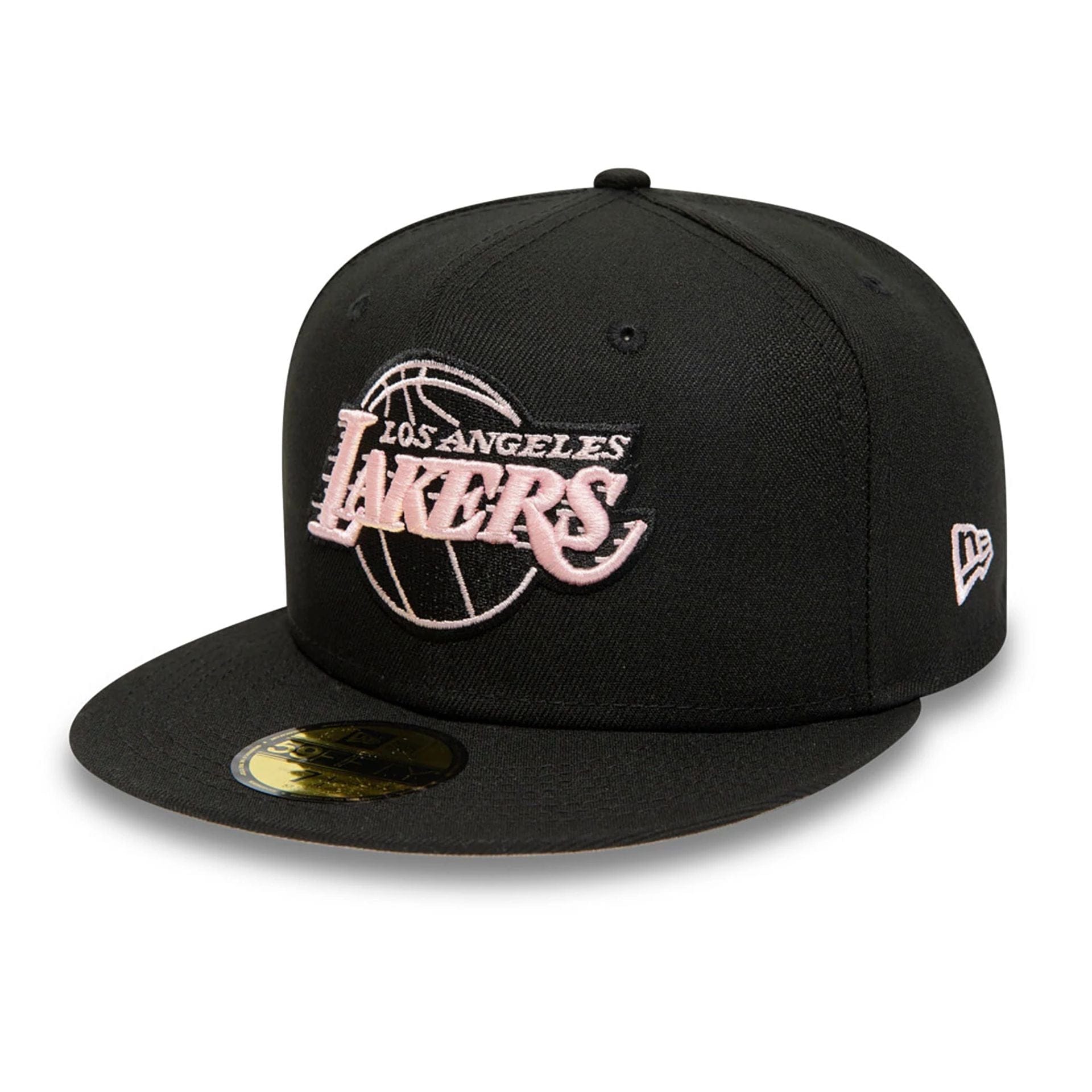 This is a LA Lakers NBA Specials Black 59FIFTY Fitted Cap 1