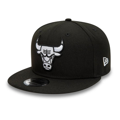 Pictured is this Chicago Bulls NBA Black 9FIFTY Snapback Adjustable cap. 4