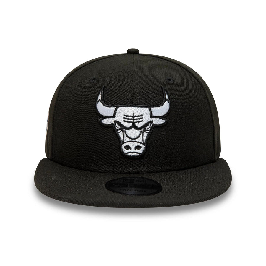 Pictured is this Chicago Bulls NBA Black 9FIFTY Snapback Adjustable cap. 3