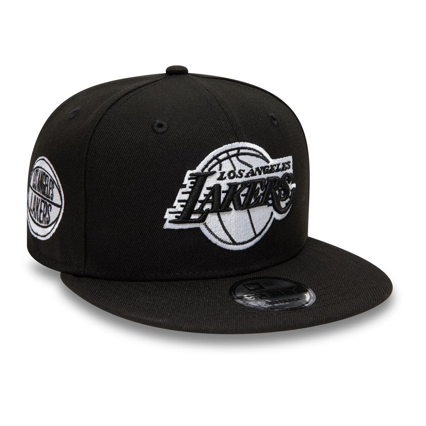 Pictured is this LA Lakers NBA Black 9FIFTY Snapback Adjustable cap. 1