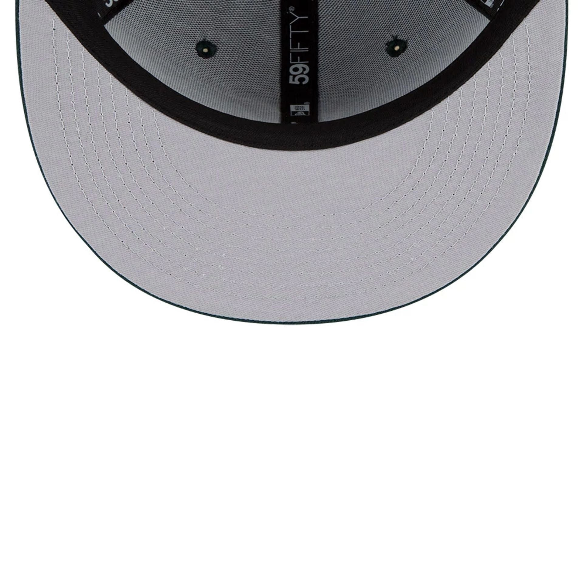 Pictured is this MLB Atlanta Braves 59FIFTY Fitted cap in dark green. 7