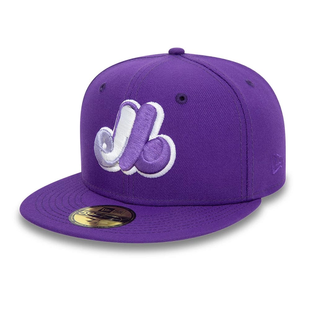 This is a Montreal Expos All Star Game Purple 59FIFTY Fitted Cap 4