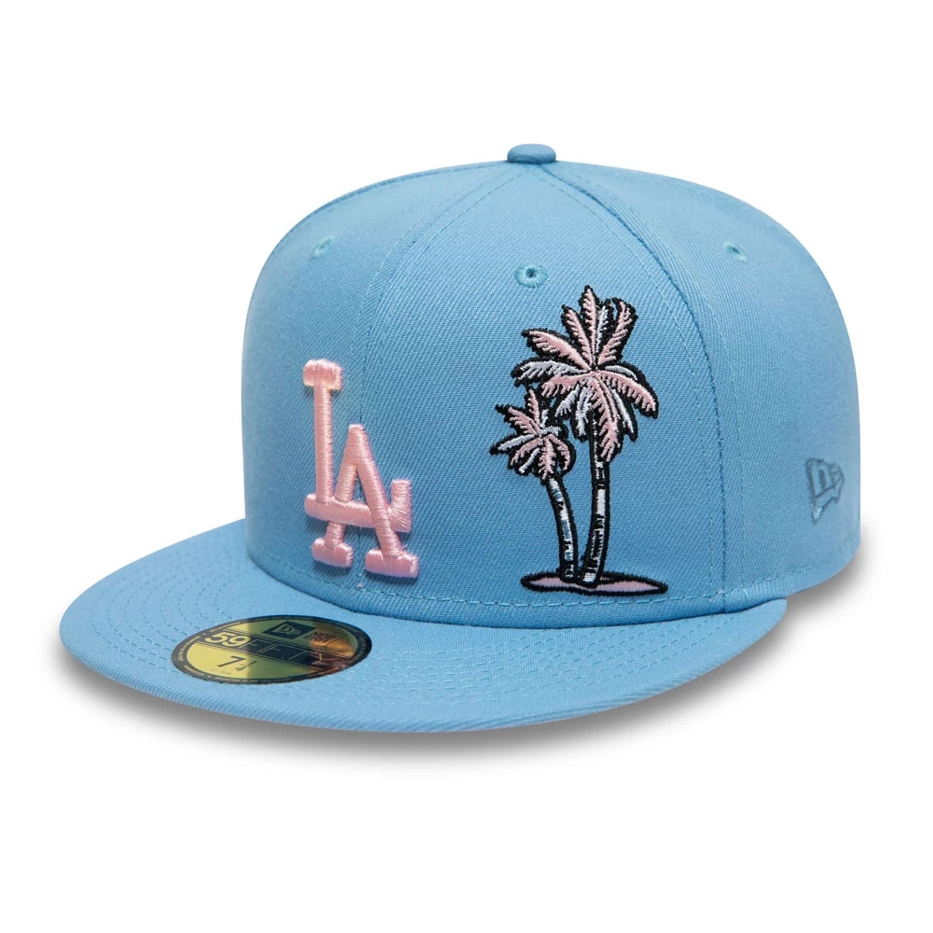 This is a LA Dodgers Palm Taco Blue 59FIFTY Cap 2