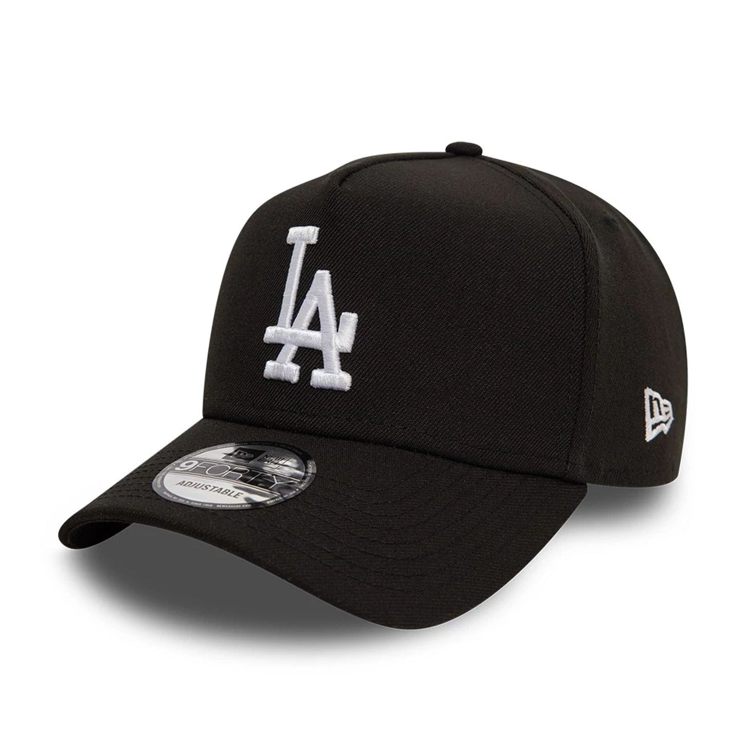 Pictured is this LA Dodgers Black White Black 9FORTY A-Frame Cap 8