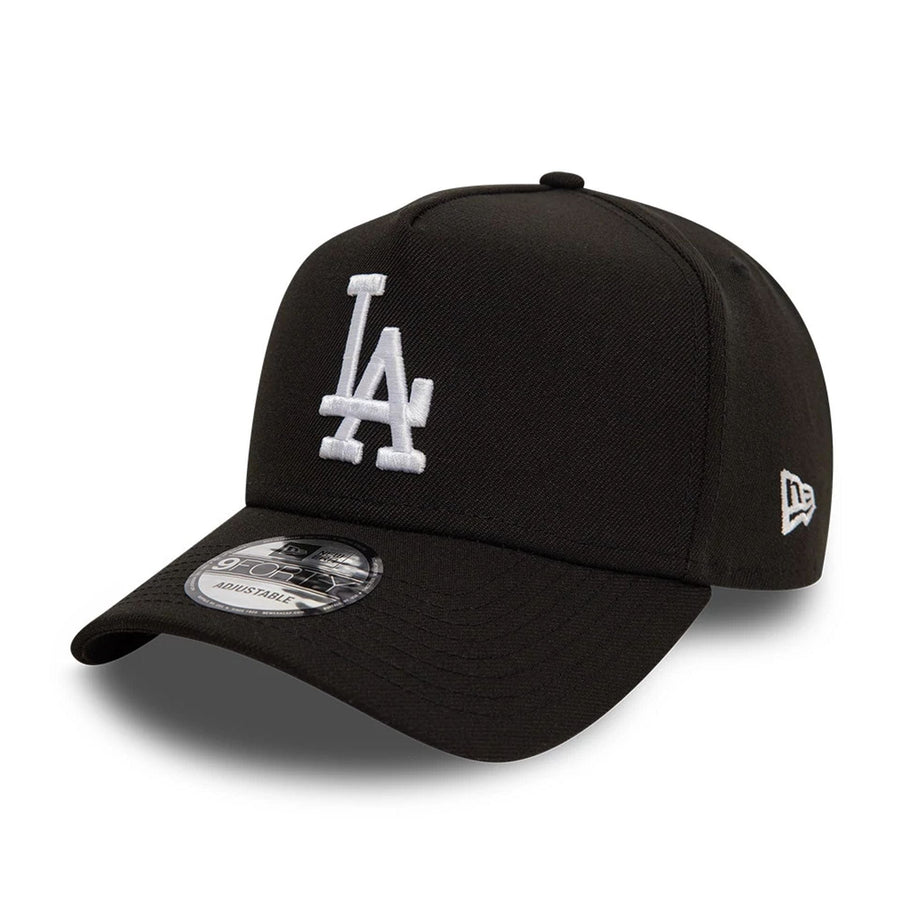 Pictured is this LA Dodgers Black White Black 9FORTY A-Frame Cap 8