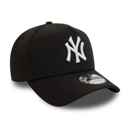 This is a New York Yankees Black White Black 9FORTY A-Frame Cap 3