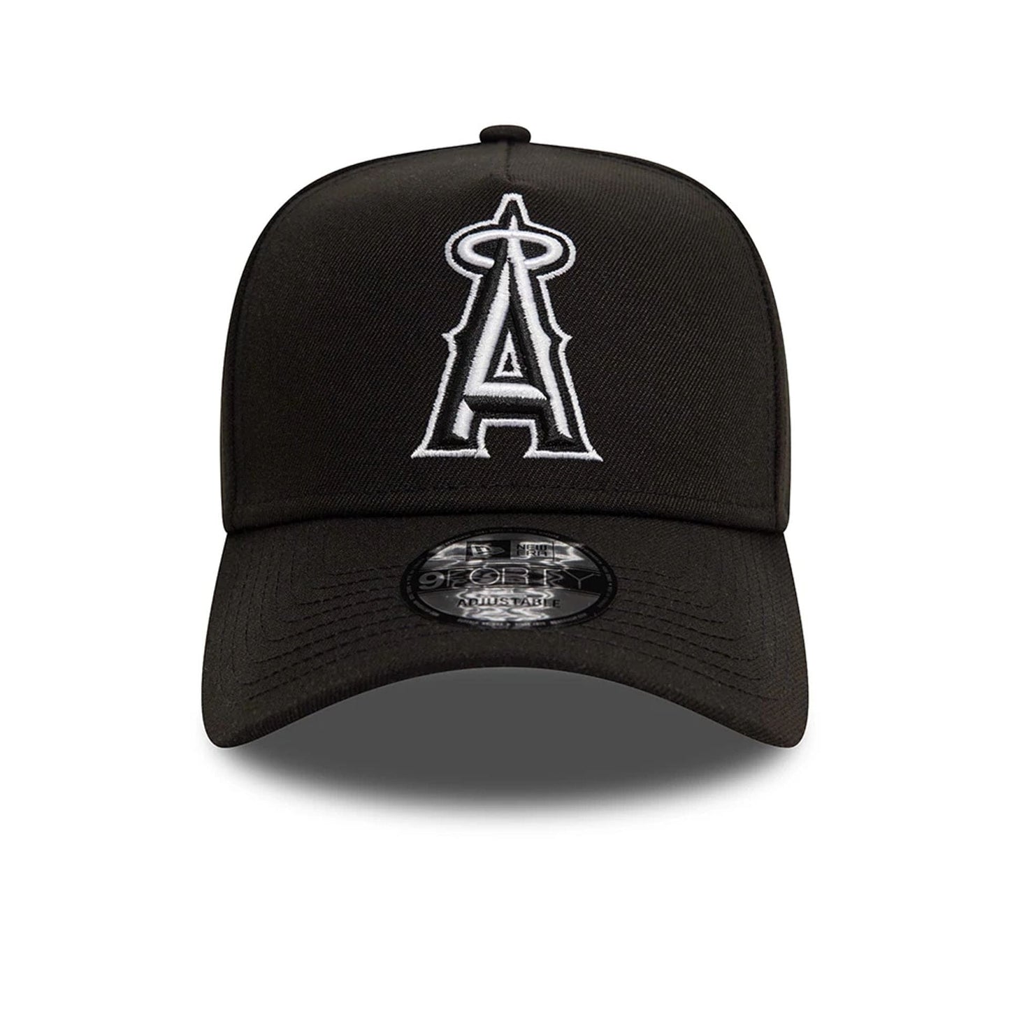 Pictured is this  LA Angels Black White Black 9FORTY A-Frame Cap 2