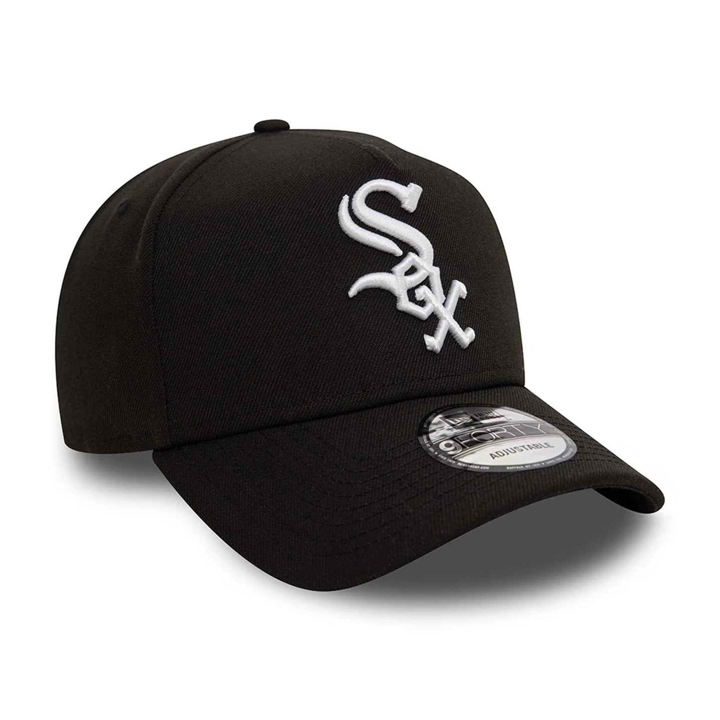 Pictured is this Chicago White Sox Black White Black 9FORTY A-Frame Cap 3