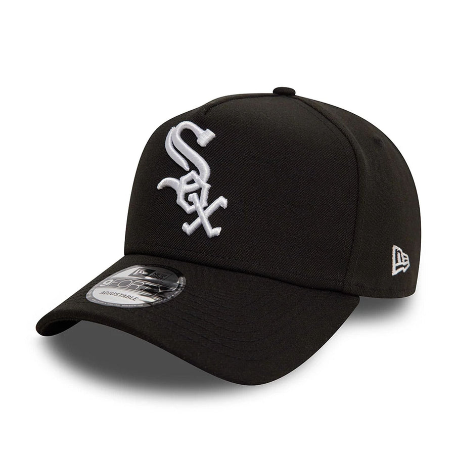 Pictured is this Chicago White Sox Black White Black 9FORTY A-Frame Cap 8