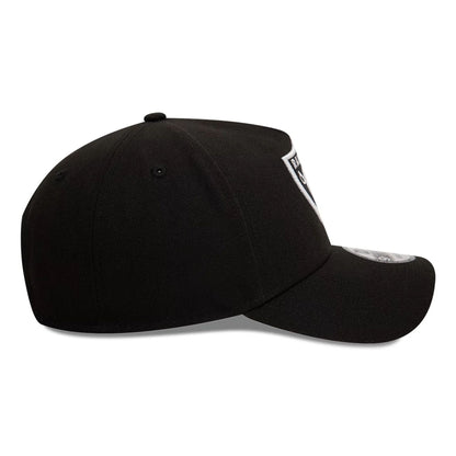 Pictured is this Las Vegas Raiders Black White Black 9FORTY A-Frame Cap 5