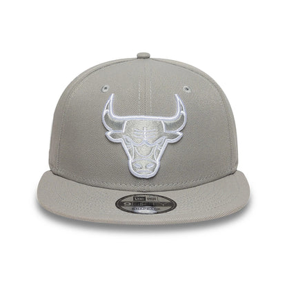 This is a Chicago Bulls Grey 9FIFTY Snapback Cap 2