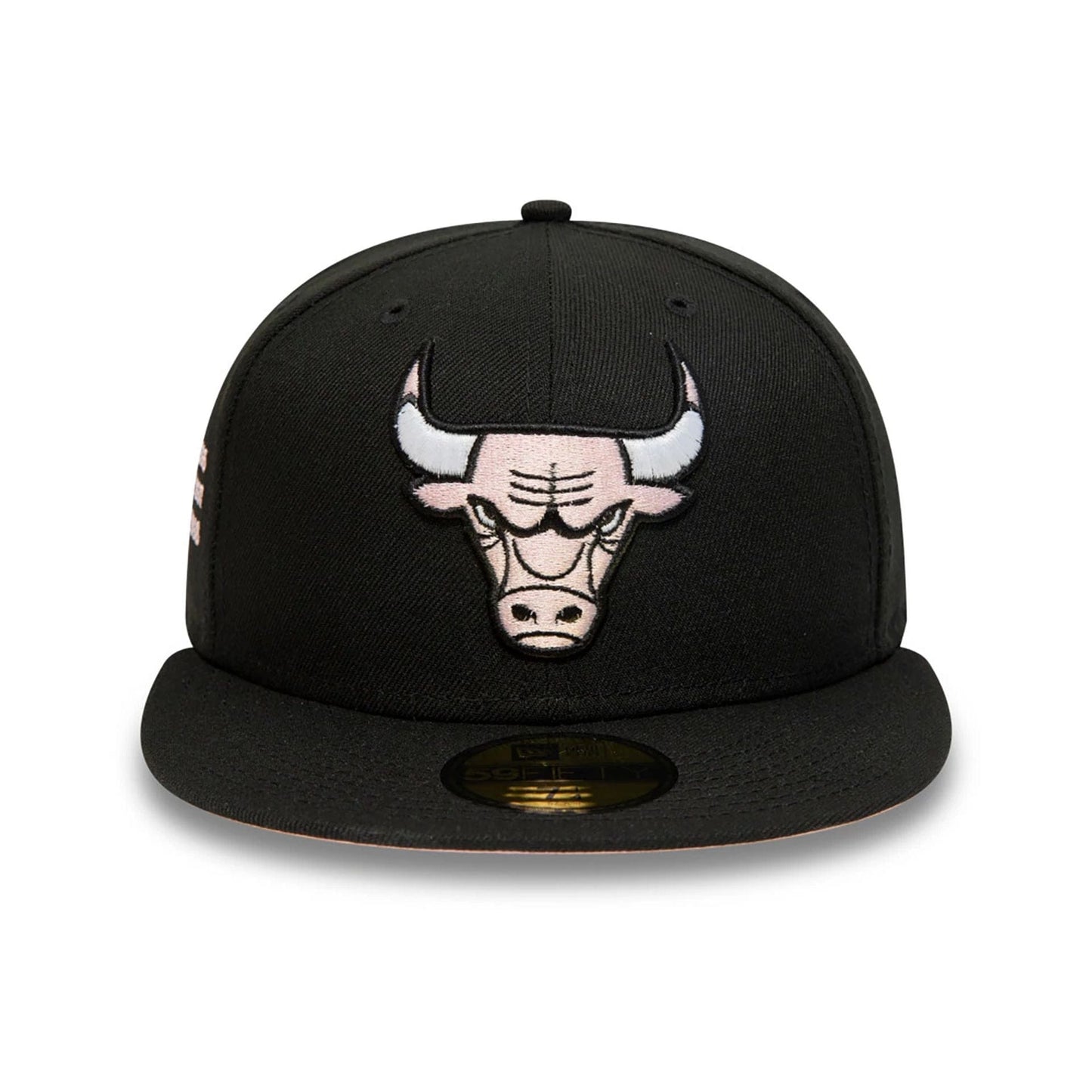 This is a Chicago Bulls NBA Specials Black 59FIFTY Fitted Cap 4