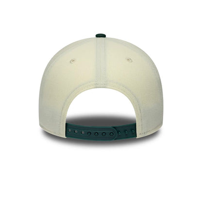 Pictured is this MLB Cooperstown Athletics 9FORTY A-Frame cap in white & grey. 7