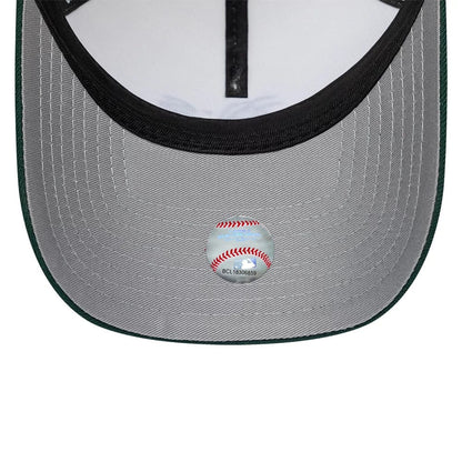 Pictured is this MLB Cooperstown Athletics 9FORTY A-Frame cap in white & grey. 2