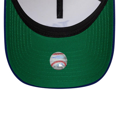Pictured is this MLB Cooperstown LA Dodgers 9FORTY A-Frame cap in white & blue. 2