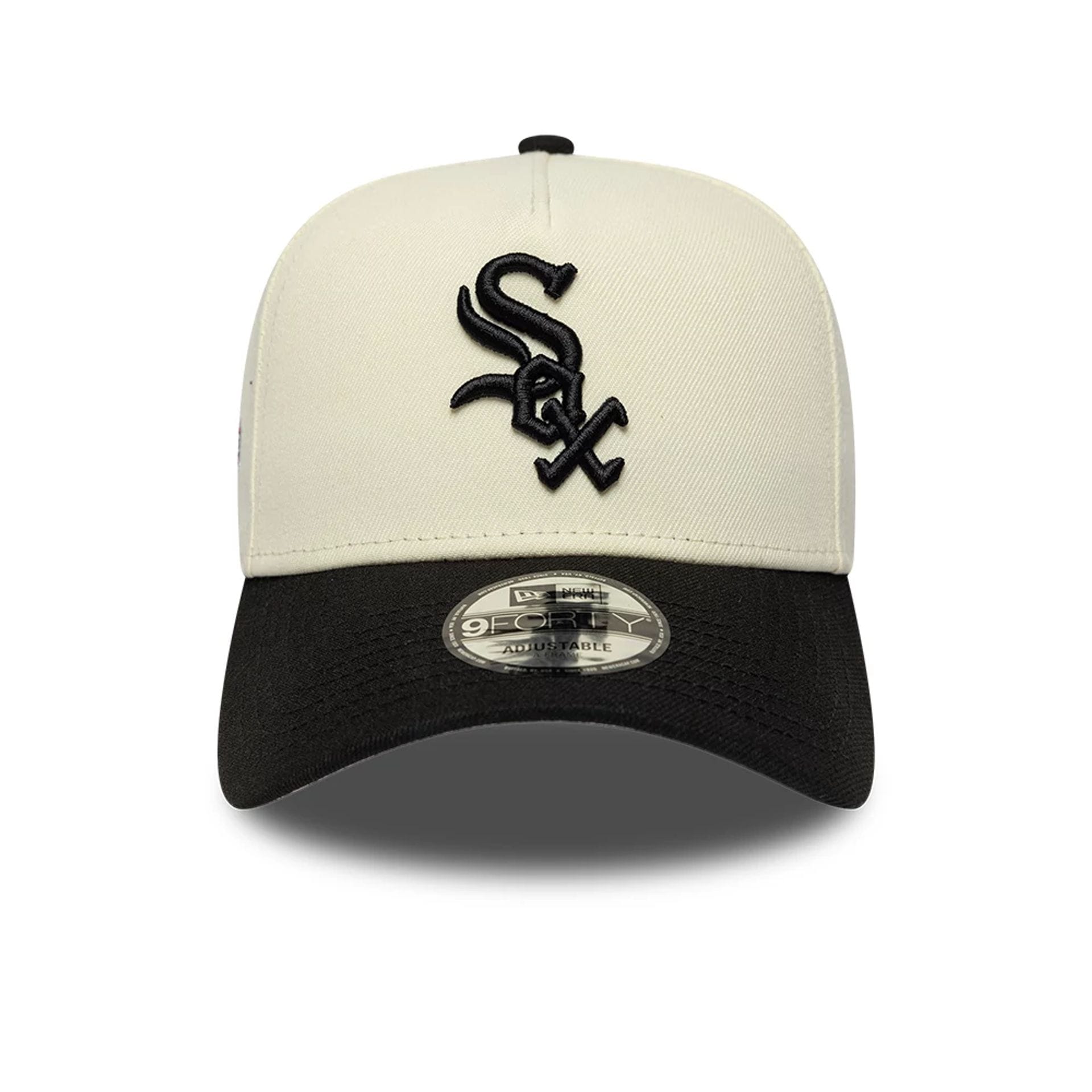 Pictured is this MLB Cooperstown Chicago White Sox 9FORTY A-Frame cap in white. 3