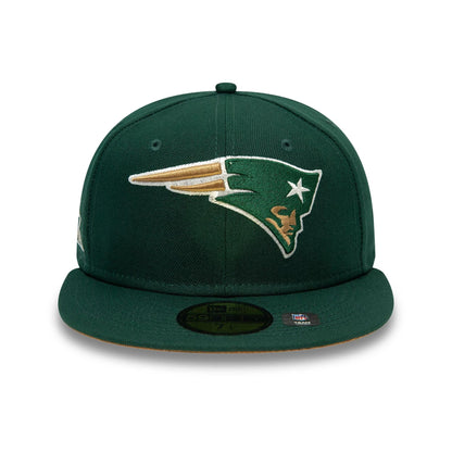 This is a New England Patriots NFL Super Bowl Dark Green 59FIFTY Fitted Cap 3