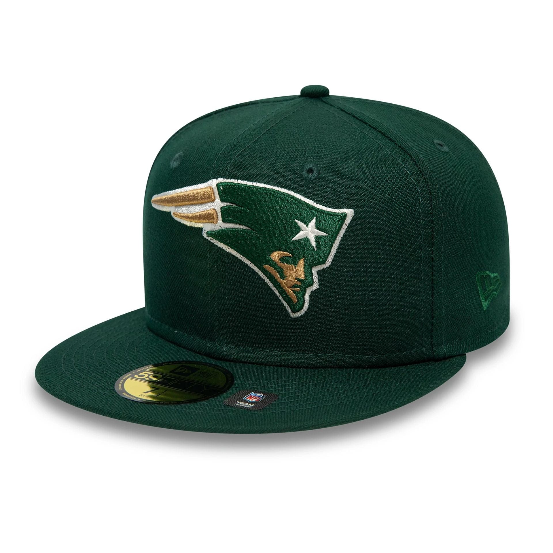 This is a New England Patriots NFL Super Bowl Dark Green 59FIFTY Fitted Cap 4