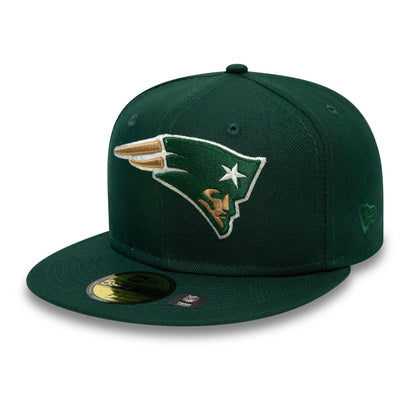 This is a New England Patriots NFL Super Bowl Dark Green 59FIFTY Fitted Cap 4