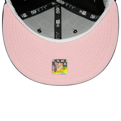 This is a New England Patriots NFL Rivals Black 59FIFTY Fitted Cap 2